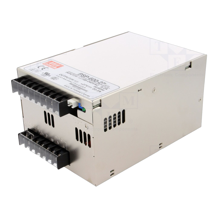 PSP-600-27 Mean Well - Alimentatore: impulsi da incasso,m...
