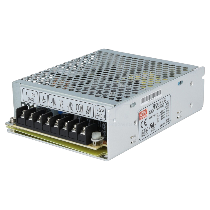 RQ-65B Mean Well - Alimentatore: impulsi da incasso,modulare