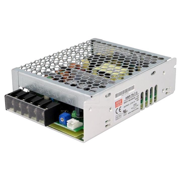 HRP-75-7.5 Mean Well - Alimentatore: impulsi da incasso,m...