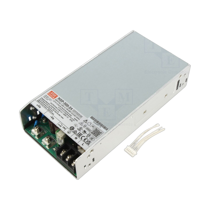 NSP-500-24 Mean Well - Alimentatore: impulsi da incasso,m...