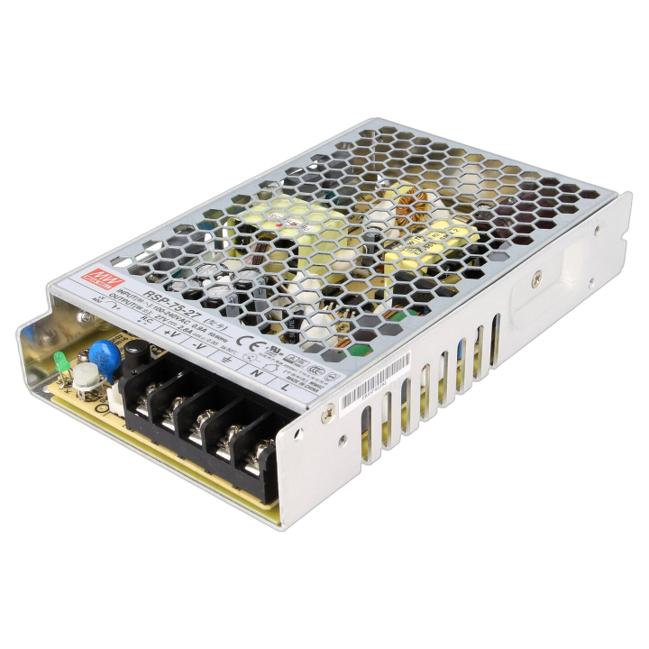 RSP-75-27 Mean Well - Alimentatore: impulsi da incasso,mo...