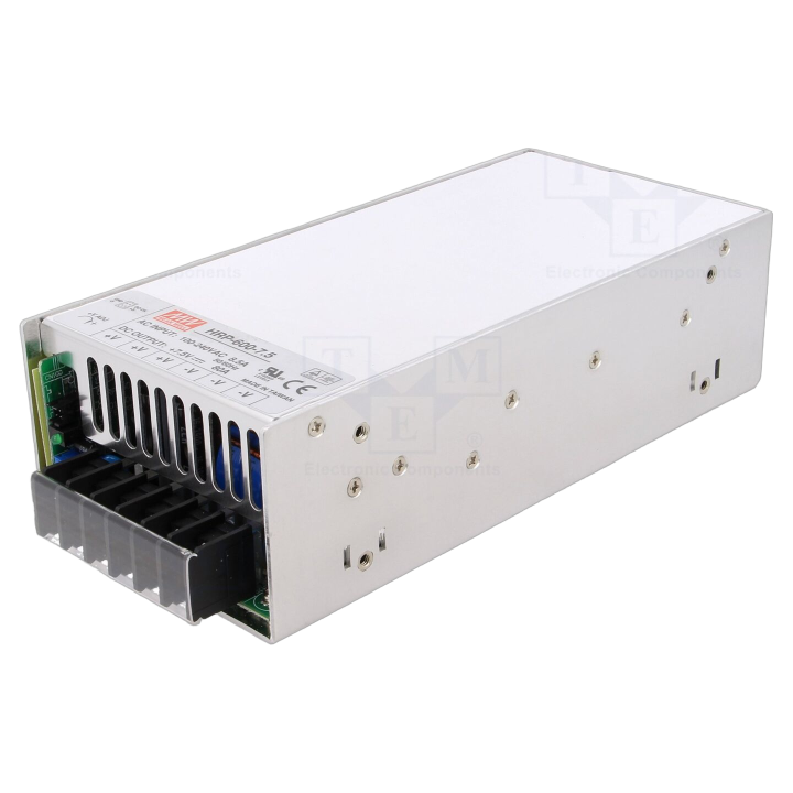 HRP-600-7.5 Mean Well - Alimentatore: impulsi da incasso,...