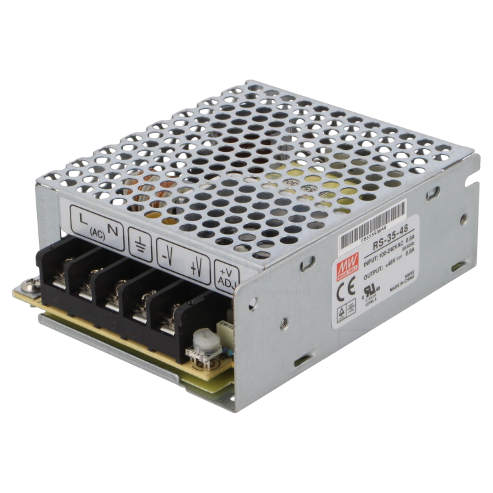 RS-35-48 Mean Well - Alimentatore: impulsi da incasso,mod...