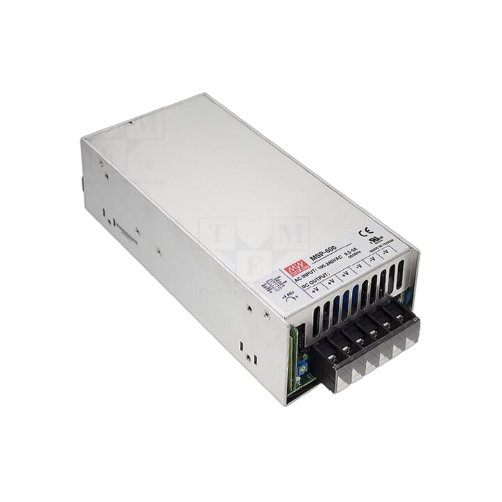 MSP-600-15 Mean Well - Alimentatore: impulsi da incasso,m...