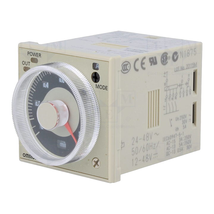 H3CR-A24AC/DC Omron - Relè a tempo 0,05s-300h