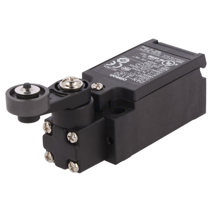 D4N-4120 Omron - Finecorsa leva R 26 mm, rullo di plastic...