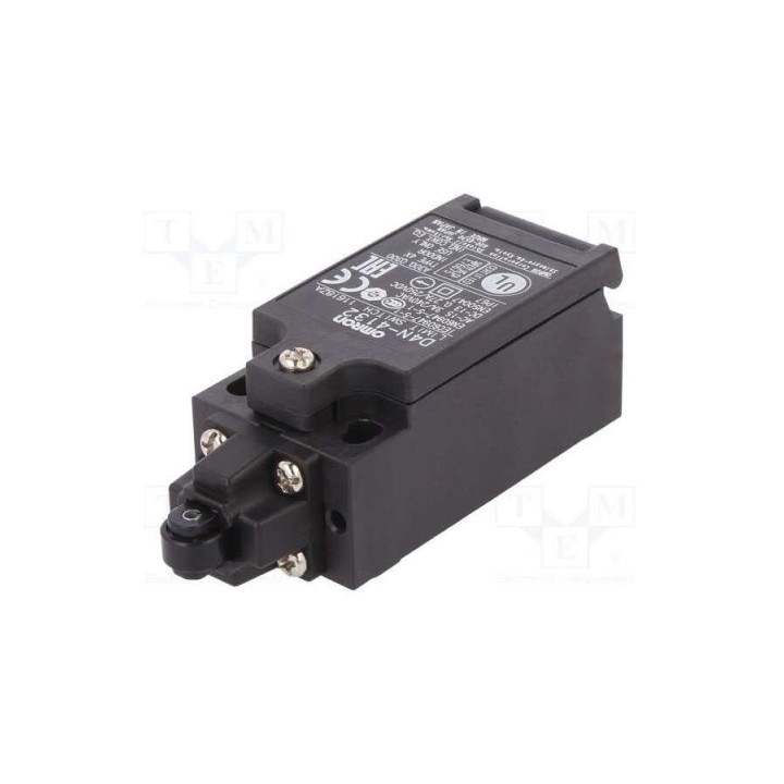 D4N-4132 Omron - Finecorsa rullo di plastica Ø9,5 mm