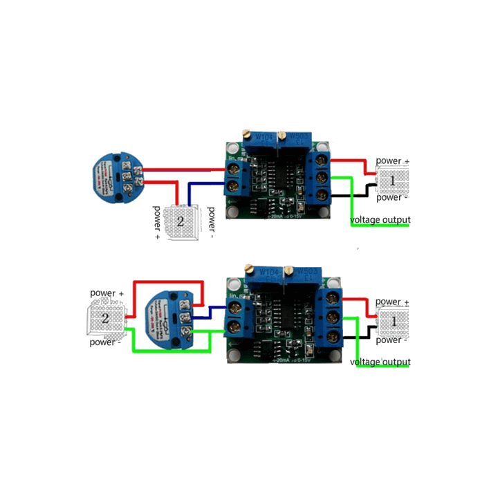 CONV. 4-20mA TO 0-10Vdc ALIM. 12/24Vdc