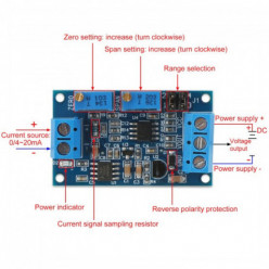 CONV. 4-20mA TO 0-10Vdc ALIM. 12/24Vdc