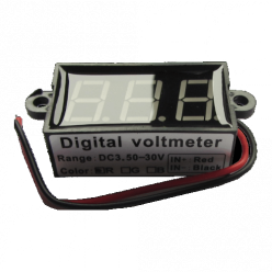 Voltmetro 0-30Vdc IMPERMEABILE